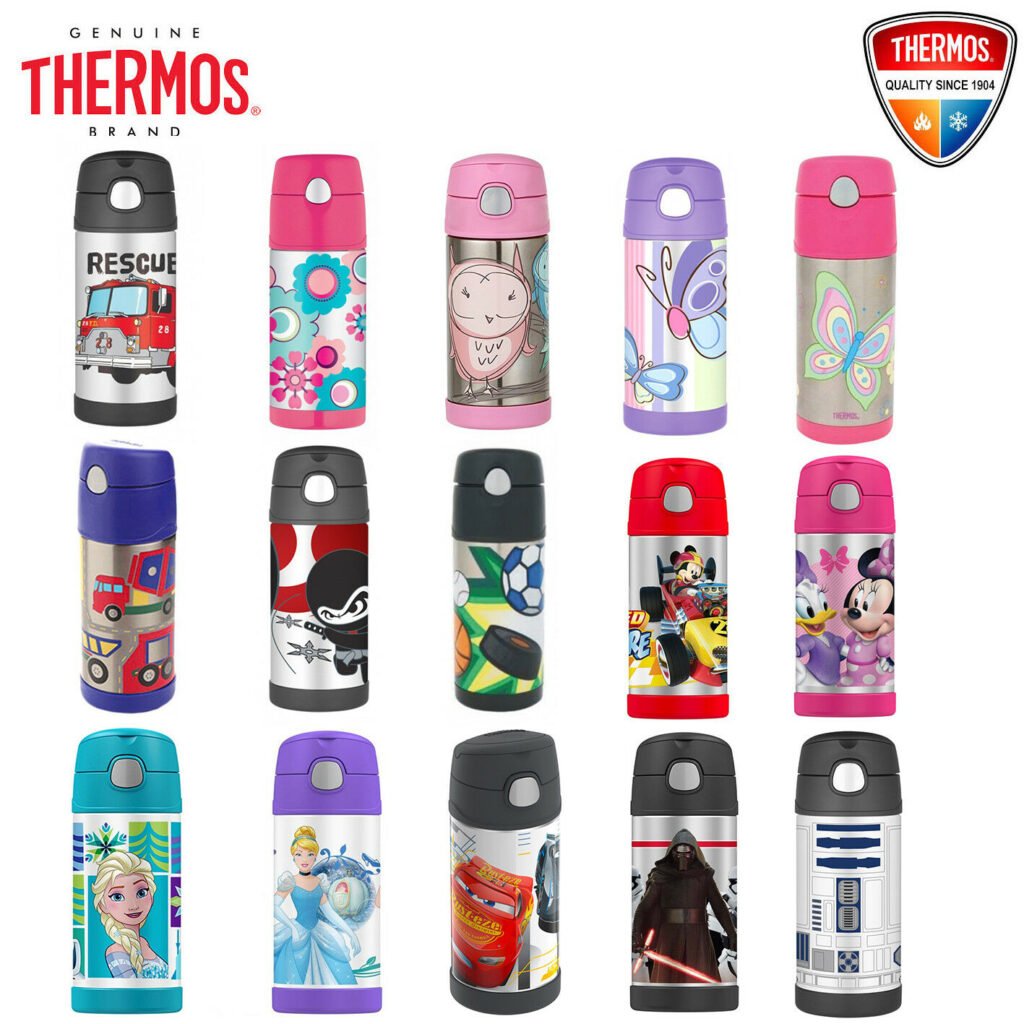 THERMOS Funtainer Kid Stainless Vacuum Flask Insulated Hydration Bottle 355ml 1